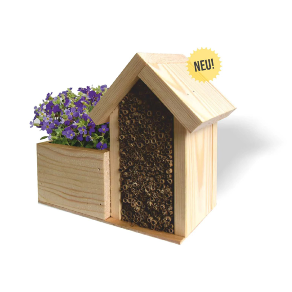 ecoBee - Bee hotel "Bed and Breakfast" u dizajnu po narudžbi s brendiranjem kupaca.