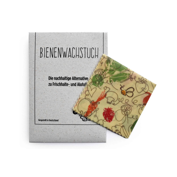 ecoBee - Beeswax Wrap S in envelope with custom design and customer branding