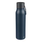 Recycled stainless steel double-walled drinking bottle (600 ml) Cassian - Image 3