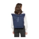 Recycled polycotton (330 gsm) rolltop backpack Thaddeus - Slika 11