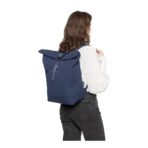 Recycled polycotton (330 gsm) rolltop backpack Thaddeus - Slika 12