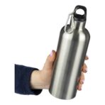 Recycled stainless steel single walled bottle (750 ml) Emeric - Image 8