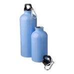 Recycled stainless steel single walled bottle (400 ml) Sable - Image 7