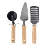 Metal and wooden kitchen tool set Sylvan