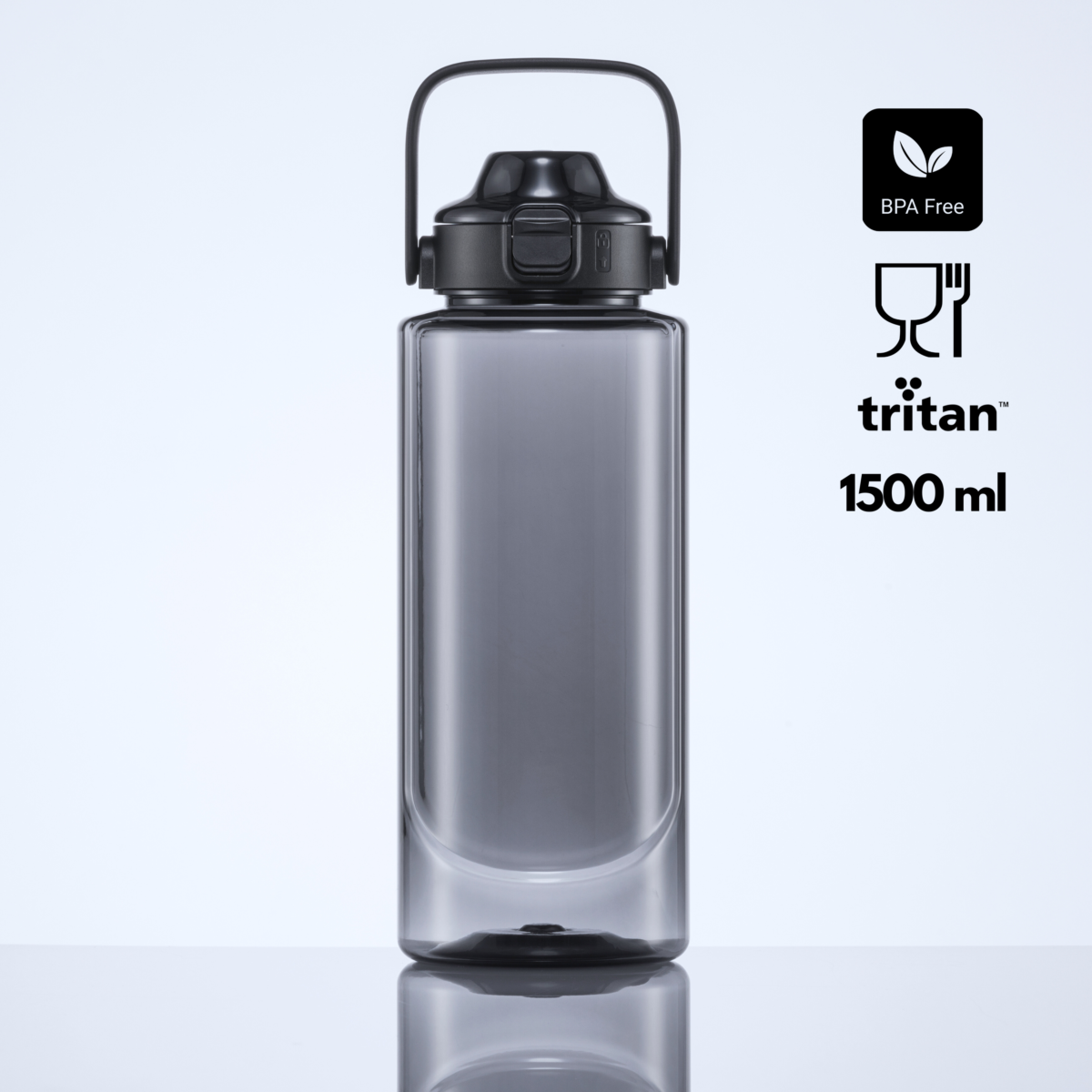 htr04_bl Neon Can-type Tritan™ Water Bottle, 1500ml - Image 1