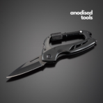 Optima Folding Knife With Carabiner - Image 2