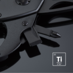 Titanium-coated Steel Multi-function Tool Optima With Carabiner - Slika 6