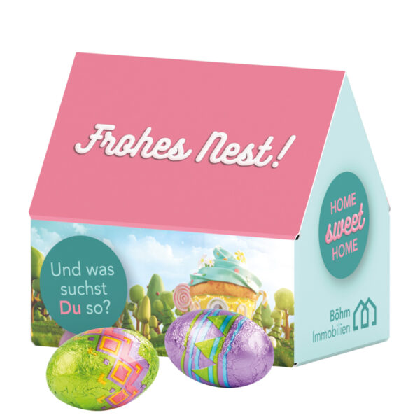 3D present house, Klett easter eggs