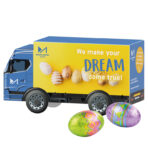 3D present truck, Klett easter eggs