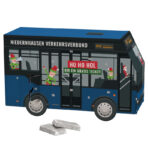 Advent calendar bus, mini chocolate bars in glassine paper - Image 2