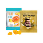 Mini bag 15g, compostable foil transparent, Trolli vitamin jelly gums