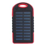 Rubberized ABS solar power bank Arin