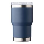 Recycled stainless steel double-walled travel mug (350 ml) Ayen - Slika 2