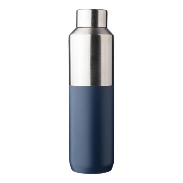 Recycled stainless steel double-walled drinking bottle (600 ml) Esen