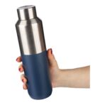 Recycled stainless steel double-walled drinking bottle (600 ml) Esen - Slika 5