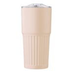 Recycled stainless steel double-walled drinking mug (500 ml) Kael