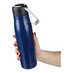 Recycled stainless steel double-walled drinking bottle (500 ml) Solene - Image 4