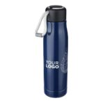 Recycled stainless steel double-walled drinking bottle (500 ml) Solene - Image 8