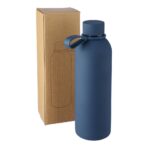 Recycled stainless steel double-walled drinking bottle (500 ml) Sena - Image 5