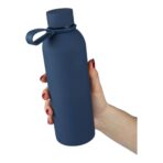 Recycled stainless steel double-walled drinking bottle (500 ml) Sena - Image 6