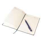 Recycled PU notebook (A5) and ballpen set Tarek - Slika 8
