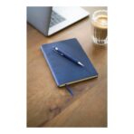 Recycled PU notebook (A5) and ballpen set Tarek - Slika 10