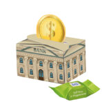 Mini gift box round, Ritter SPORT chocolate cubes whole Hazelnut in Praline Cream - Image 2