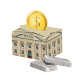 Mini gift box round, mini chocolate bars - Slika 2