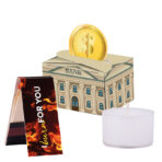 Mini gift box round, tea light & matchbook - Slika 2