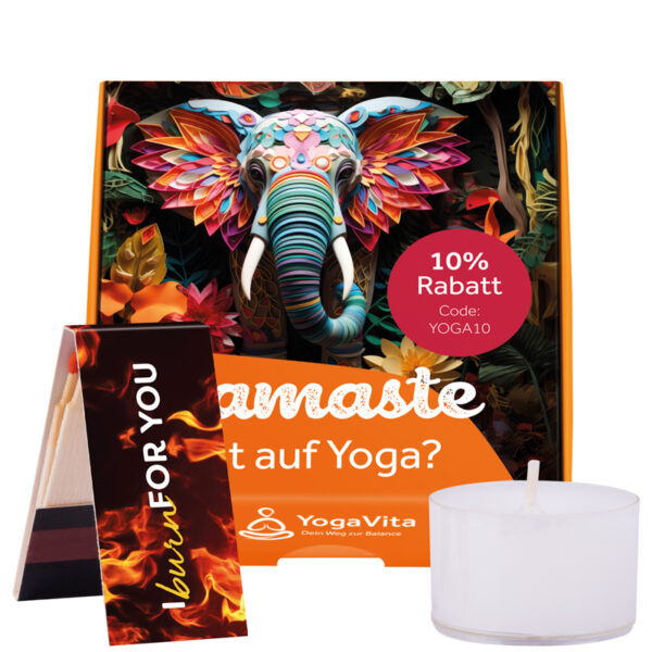 Flip box S, tea lights & matchbook