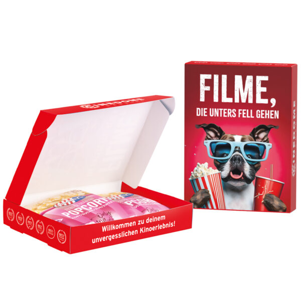 Folding box JIMMY's popcorn sweet