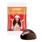 WEISS gingerbread heart, foil white