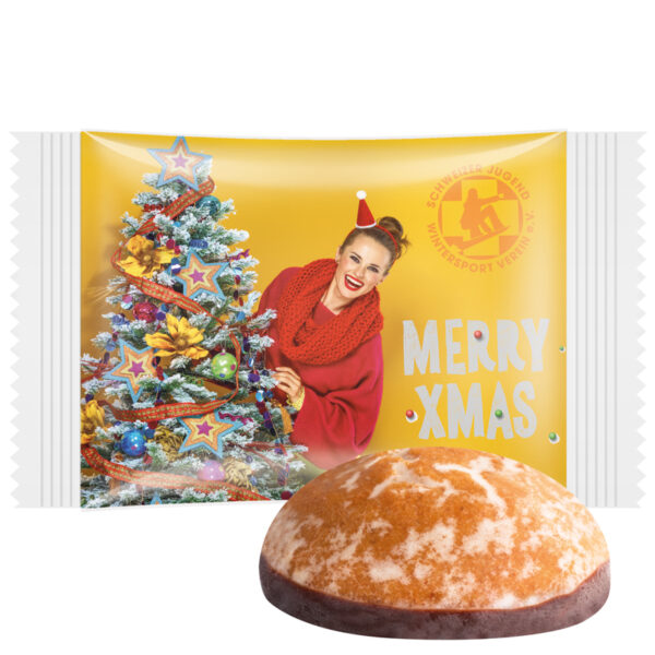 Gingerbread mini, recyclable paper white