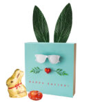 Lindt present, promotional slipcase, LINDOR mini chocolate eggs & bunny