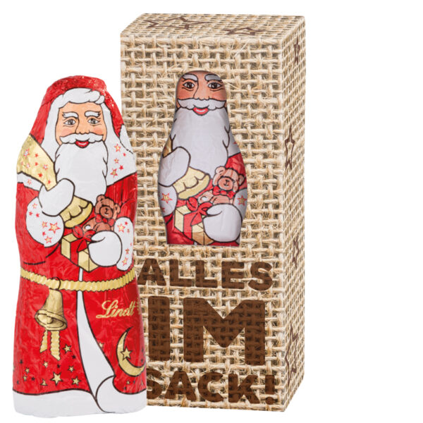 Lindt Santa Claus 10g in promotional box