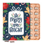 Brand wall advent calendar ECO, cardboard inlay, Sarotti mini chocolate bars - Slika 2