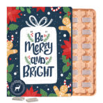 Brand wall advent calendar ECO, cardboard inlay, mini chocolate bars - Image 2