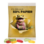 Maxi bag 50g, white foil with approx. 50 % paper content, Trolli fruit jelly gums cars - Slika 2