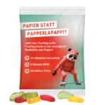 Maxi bag 50g, recyclable paper white, Trolli fruit jelly gums cars - Image 2