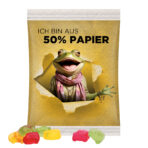 Maxi bag 50g, white foil with approx. 50 % paper content, Trolli fruit jelly gums car mixture - Image 2