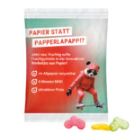 Maxi bag 50g, recyclable paper white, Trolli fruit jelly gums bicycle - Image 2