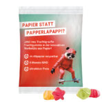 Maxi bag 50g, recyclable paper white, Trolli fruit jelly gums Stars - Image 2