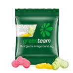 Mini bag 15g, compostable foil transparent, Trolli fruit jelly gums bicycle - Image 2