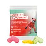 Mini bag 10g, recyclable paper white, Trolli fruit jelly gums bicycle - Slika 2