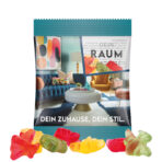 Mini bag 10g, foil white, Trolli fruit jelly gums plane - Image 2
