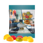 Mini bag 10g, foil transparent, Trolli fruit jelly gums soccer balls - Slika 2