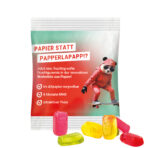 Mini bag 10g, recyclable paper white, Trolli fruit jelly gums mobile - Image 2