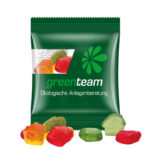 Mini bag 10g, compostable foil transparent, Trolli fruit jelly gums house - Image 2
