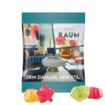 Mini bag 15g, compostable foil transparent, Trolli fruit jelly gums stars - Image 2