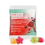 Mini bag 15g, recyclable paper white, Trolli fruit jelly gums stars - Image 2